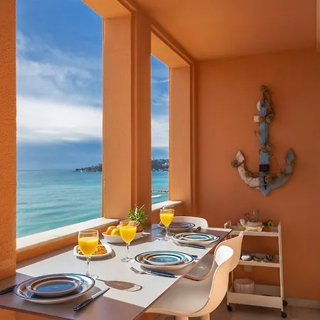 Le Bristol, Vue Panoramique, Terrasse, Parking Lägenhet Menton